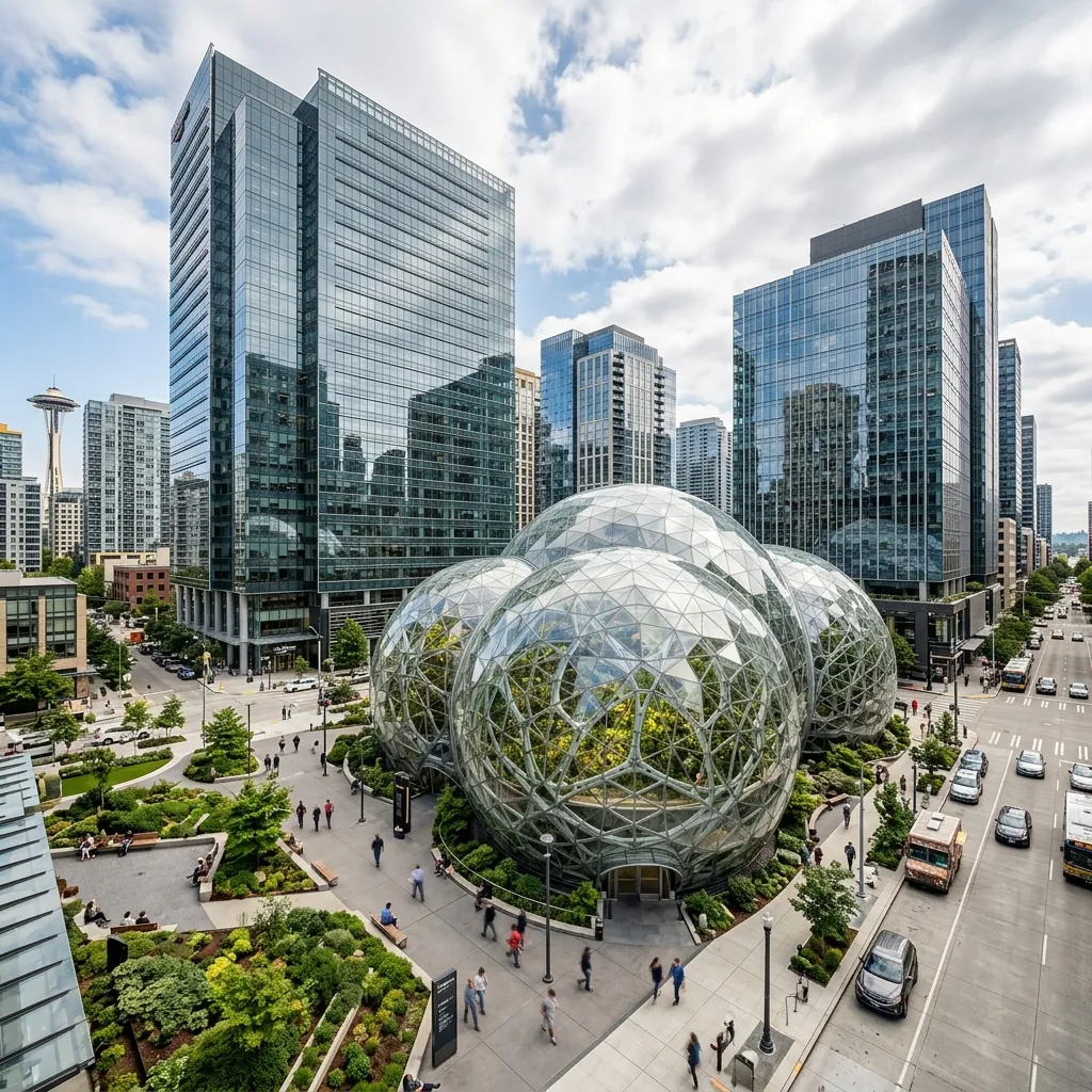 Amazon headquarters in Seattle